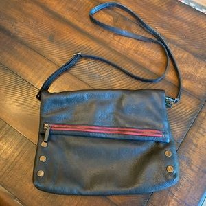 Large black VIP Hammitt purse with red details and matching wallet